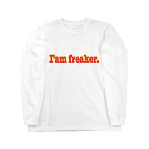 I'am freaker. ロングスリーブTシャツ