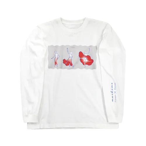 あさがおダンシング ロングスリーブTシャツ Long Sleeve T-Shirt