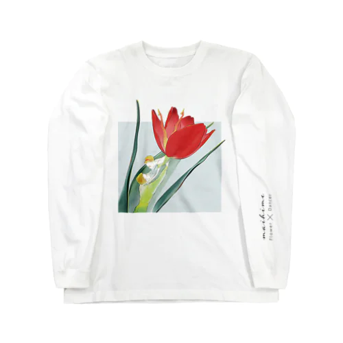 花ひらく ロングスリープTシャツ Long Sleeve T-Shirt