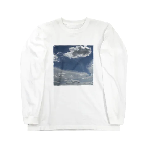 空と雲 ロングスリーブTシャツ