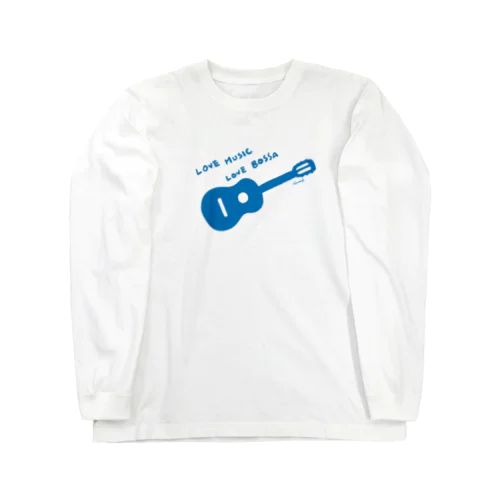 Love Bossa (blue) ロングスリーブTシャツ