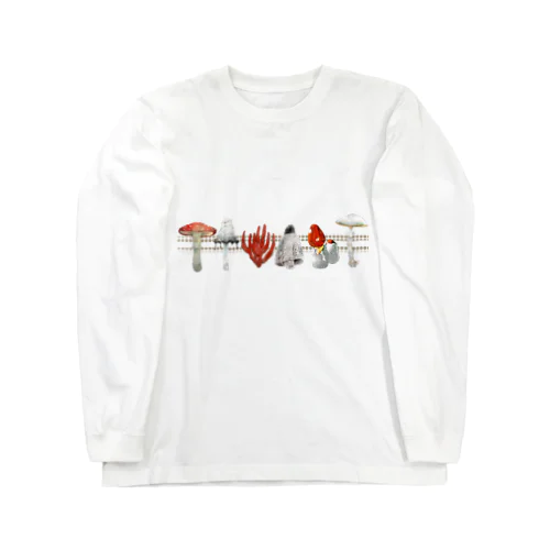 アカシロアカシロ キノコ Long Sleeve T-Shirt