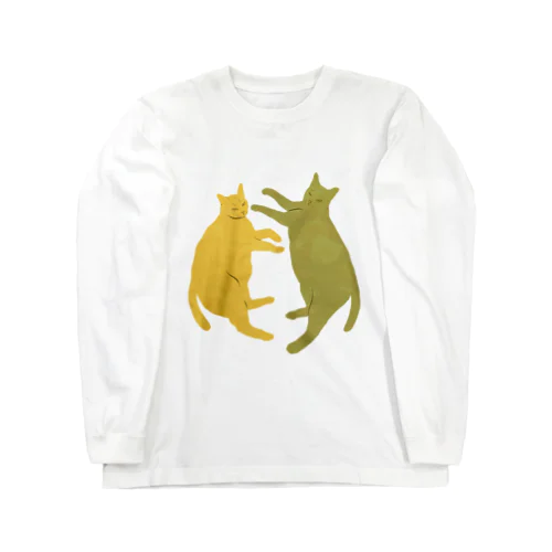 ねこ　ふたりで　に Long Sleeve T-Shirt