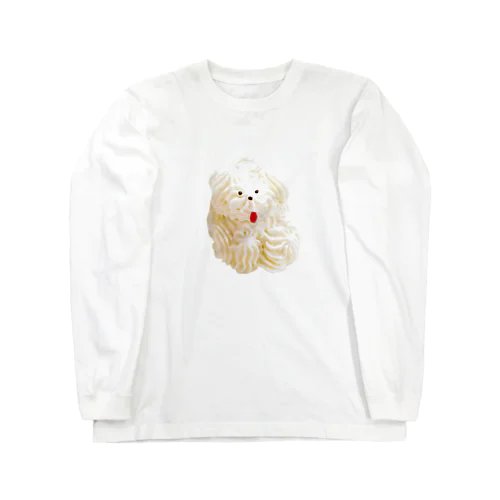 クリーム犬 Long Sleeve T-Shirt