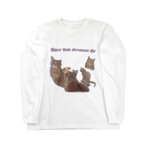 Cat Long Tee🤍 Long Sleeve T-Shirt