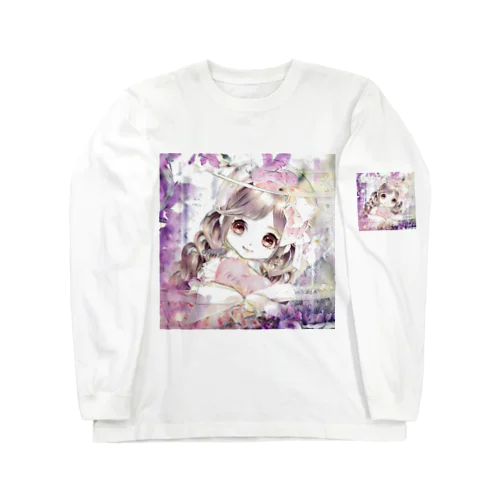 ♡可愛い女の子♡(紫) Long Sleeve T-Shirt