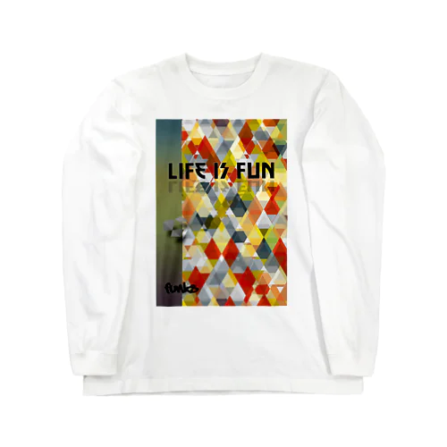 LIFE IS FUN earth ロングスリーブTシャツ