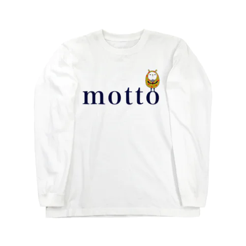 うさぎをまとううさぎ&motto ロングスリーブTシャツ