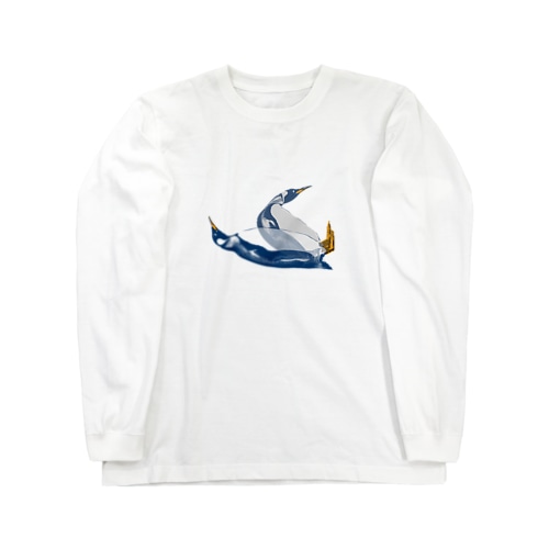 幽体離脱するペンギン Long Sleeve T-Shirt