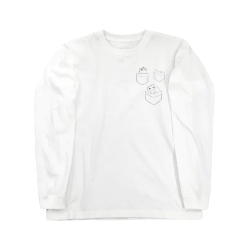 ハムスターポケット Long Sleeve T-Shirt