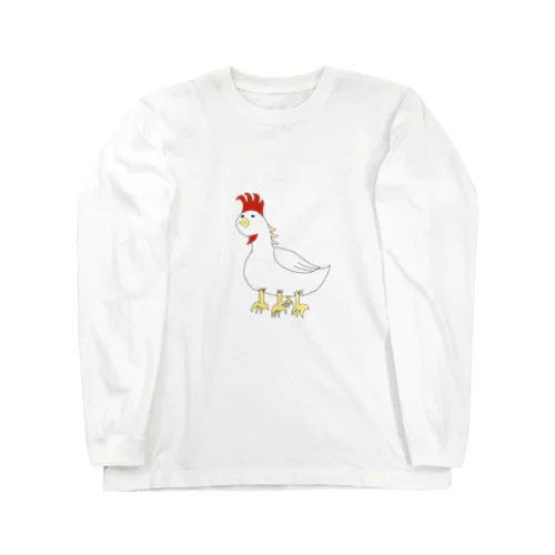 くせの強いニワトリ Long Sleeve T-Shirt