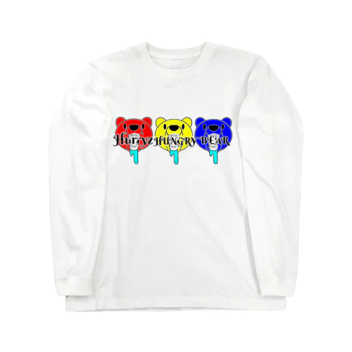 Hurryz HUNGRY BEARシグナル Long Sleeve T-Shirt