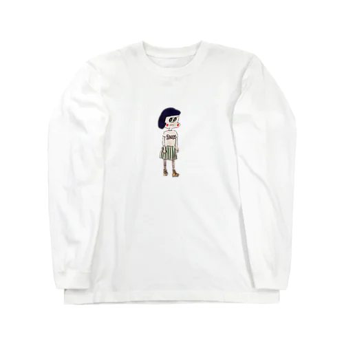 女の子（ROCKロゴのtシャツの子） ロングスリーブTシャツ