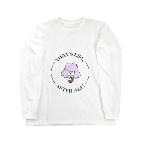 シールちゃん文字Design Long Sleeve T-Shirt