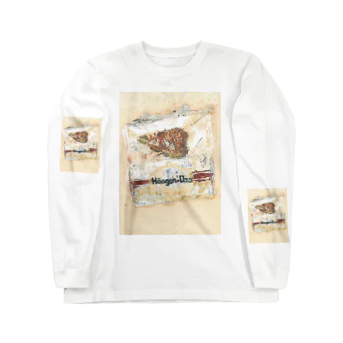 アジフライ　オン・ザ　ハーゲンダッツ Long Sleeve T-Shirt