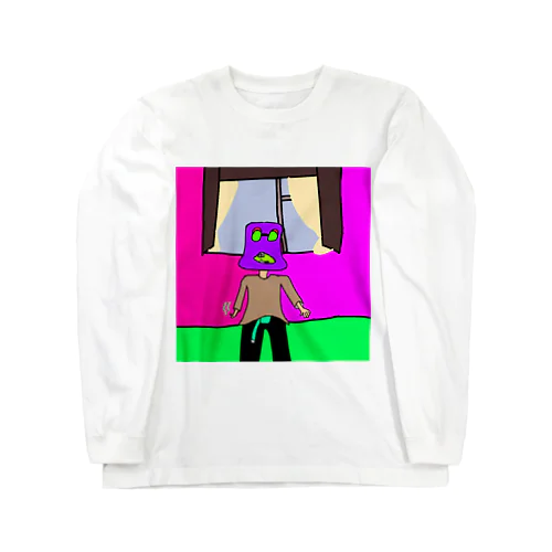 PURPLEくん Long Sleeve T-Shirt