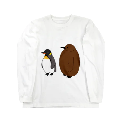 ペンギンの親子 Long Sleeve T-Shirt