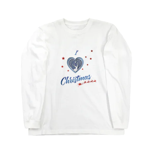 Studio Made in france 002 I love Christmas ロングスリーブTシャツ