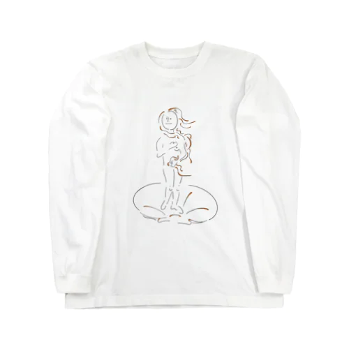 ボッティチェリのあの美女 Long Sleeve T-Shirt