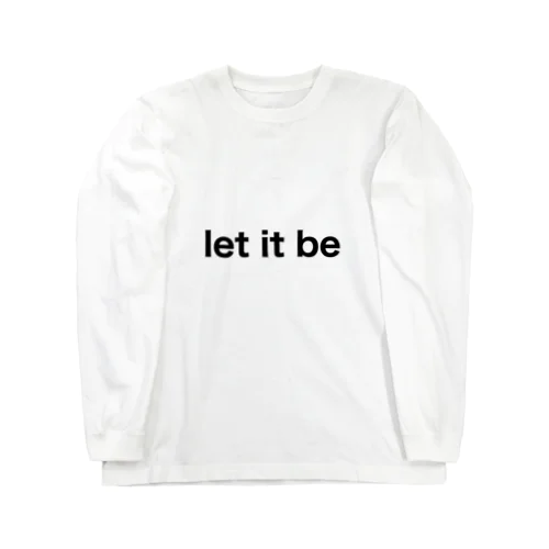 Let it be ロングスリーブTシャツ