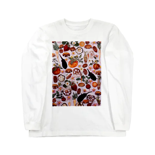 ベジタブル Long Sleeve T-Shirt