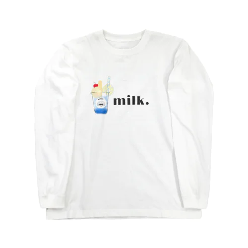 milk ロングスリーブTシャツ