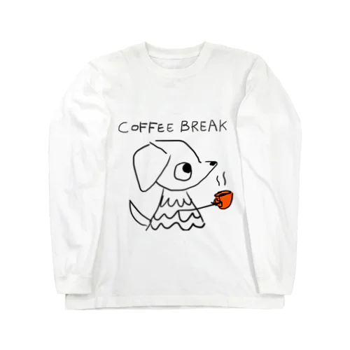 Coffee break ロングスリーブTシャツ