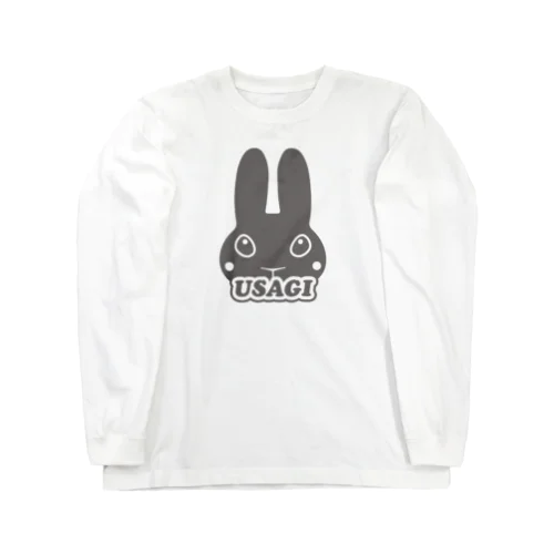 シンプルうさぎロゴマーク Long Sleeve T-Shirt