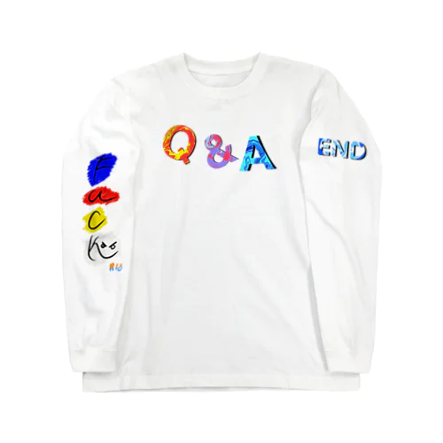 Q&A ロングスリーブTシャツ