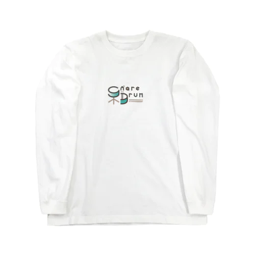 スネアドラムロゴ Long Sleeve T-Shirt