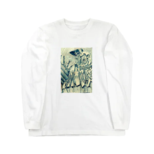 Rewzのドクロ Long Sleeve T-Shirt