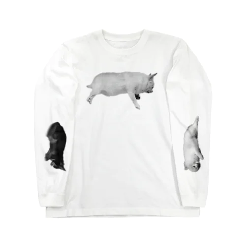 Sleeping Fat Dog Long Sleeve T-Shirt
