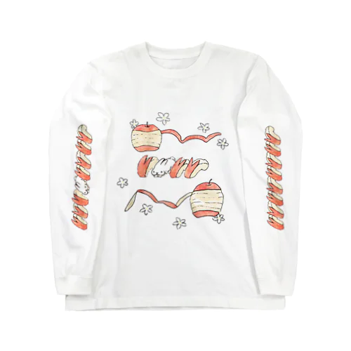 りんごウサギりんご Long Sleeve T-Shirt