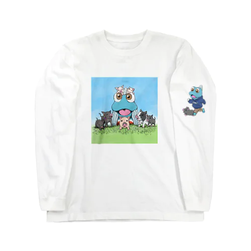 こぶたの集会withさかな Long Sleeve T-Shirt