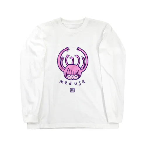 メデューサシリーズ〜ピンク２ ロングスリーブTシャツ