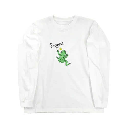 frogest カエル　シンプルロゴ Long Sleeve T-Shirt