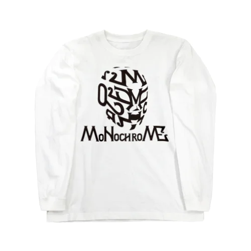 MoNochroMEマスク（黒） ロングスリーブTシャツ