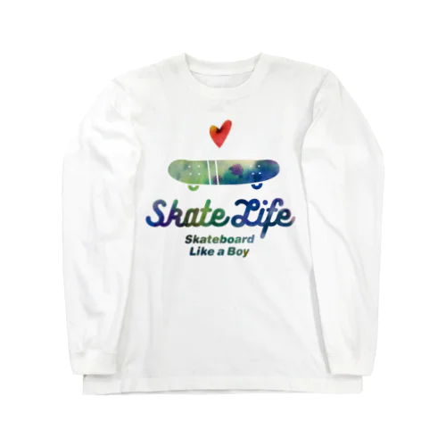 Skateboard Life ロングスリーブTシャツ