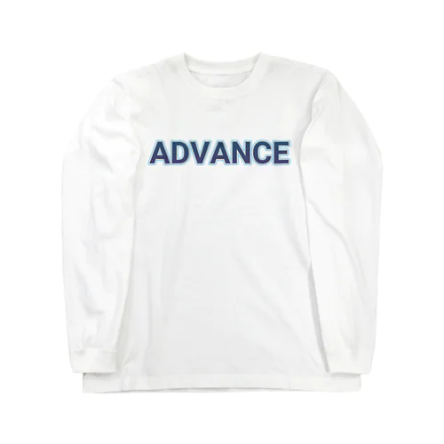 ADVANCE アドバンス ロゴ Tシャツ ロングスリーブTシャツ