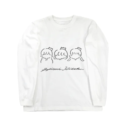 生誕Tシャツグッズ メンバーシルエット Long Sleeve T-Shirt