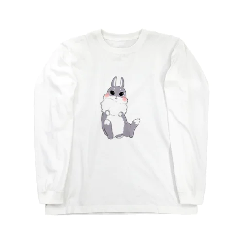 グレーうさぎ Long Sleeve T-Shirt