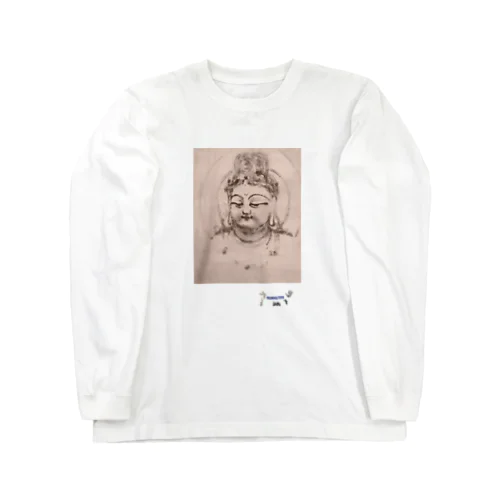 五百幼童経の世界 仏画：Buddha A3-1 001 MF ロングスリーブTシャツ