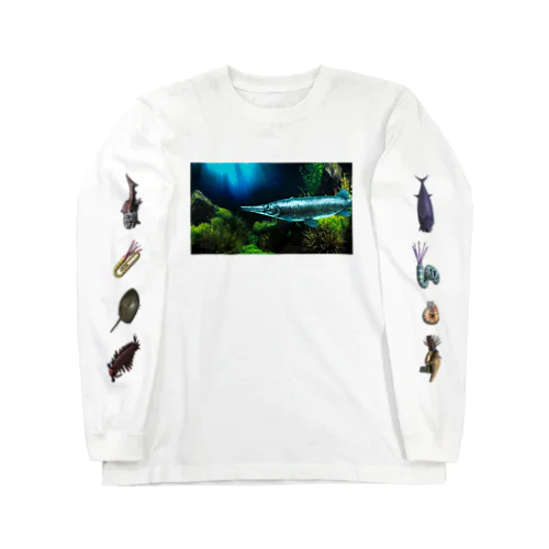 アリゲーターガーと古代魚たち Long Sleeve T-Shirt