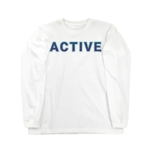 ACTIVE アクティブ ロゴ Tシャツ Long Sleeve T-Shirt