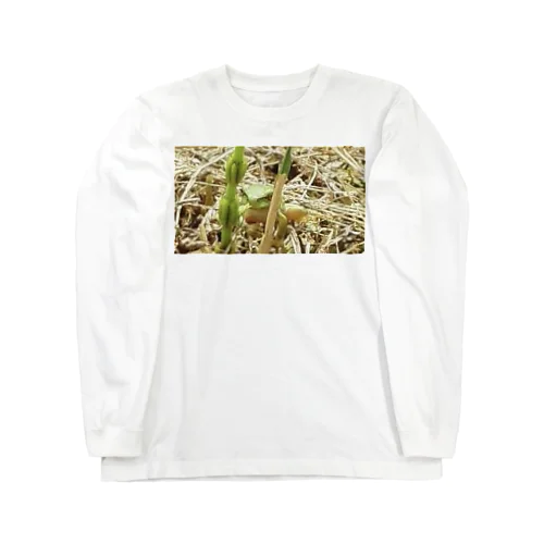 睨みをきかせるカエル Long Sleeve T-Shirt