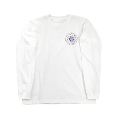 万華鏡〜紫の華〜 Long Sleeve T-Shirt