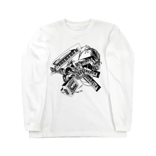 【ROCKOLOID SAULUS】 type-Synthesizer Long Sleeve T-Shirt