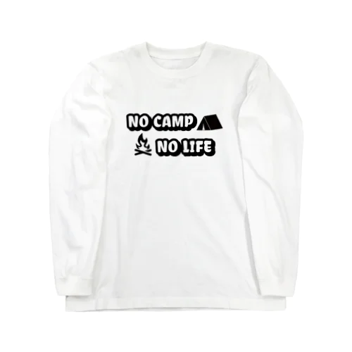 NO CAMP NO LIFE ロングスリーブTシャツ