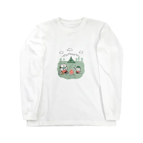 お山でキャンプ(昼) Long Sleeve T-Shirt