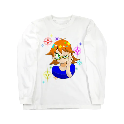 知的にみえる？ Long Sleeve T-Shirt